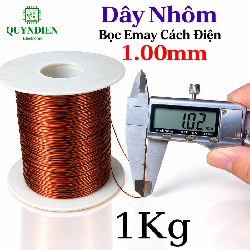 Dây Nhôm Bọc Emay Tiến Thịnh Size 1.00mm