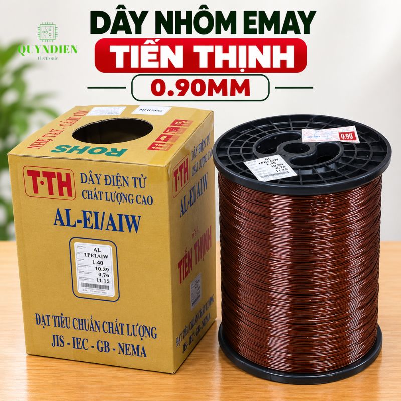 Dây Nhôm Bọc Emay Tiến Thịnh Size 0.90mm