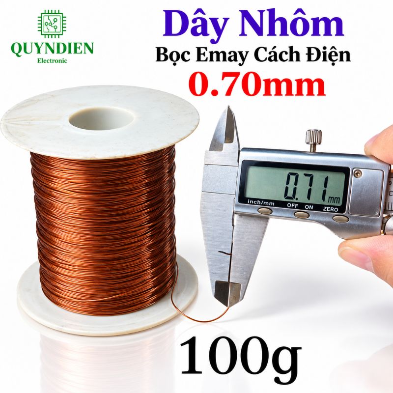 Dây Nhôm Bọc Emay Tiến Thịnh Size 0.70mm