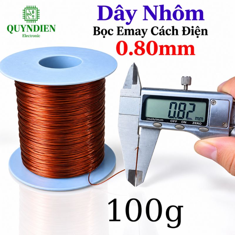 Dây Nhôm Bọc Emay Tiến Thịnh Size 0.80mm