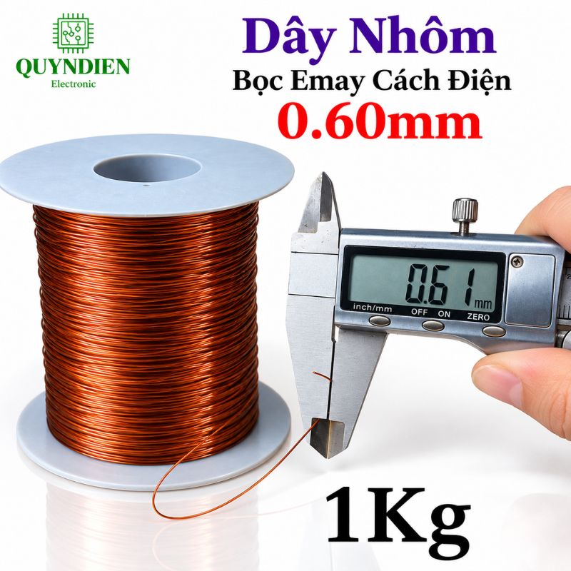 Dây Nhôm Bọc Emay Tiến Thịnh Size 0.60mm