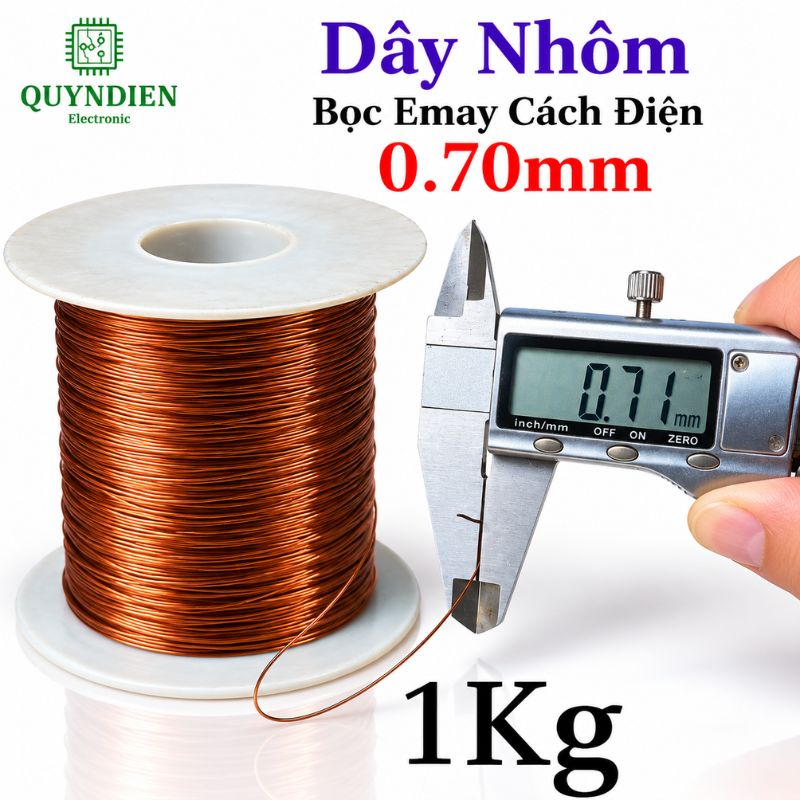 Dây Nhôm Bọc Emay Tiến Thịnh Size 0.70mm