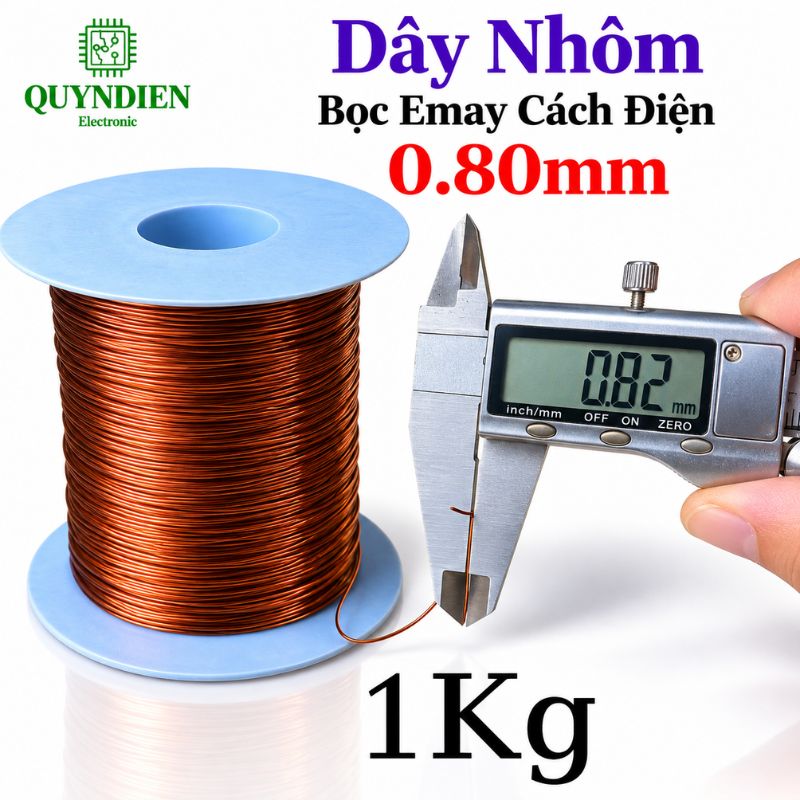 Dây Nhôm Bọc Emay Tiến Thịnh Size 0.80mm