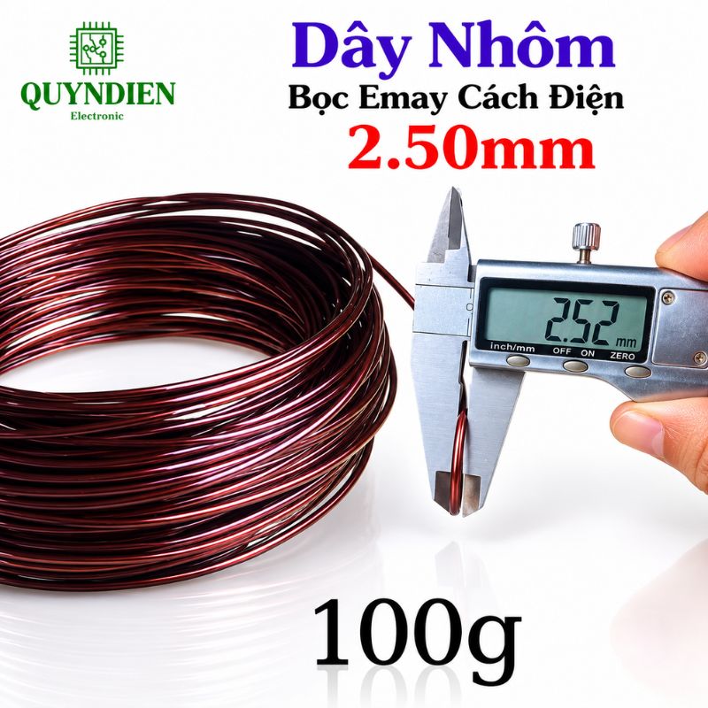 Dây Nhôm Bọc Emay Tiến Thịnh Size 2.50mm