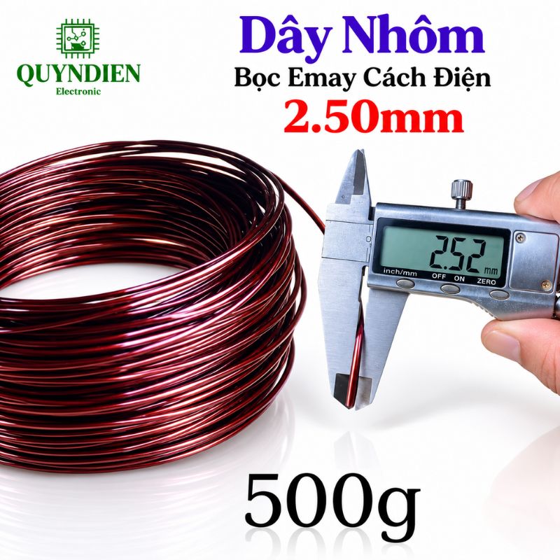 Dây Nhôm Bọc Emay Tiến Thịnh Size 2.50mm