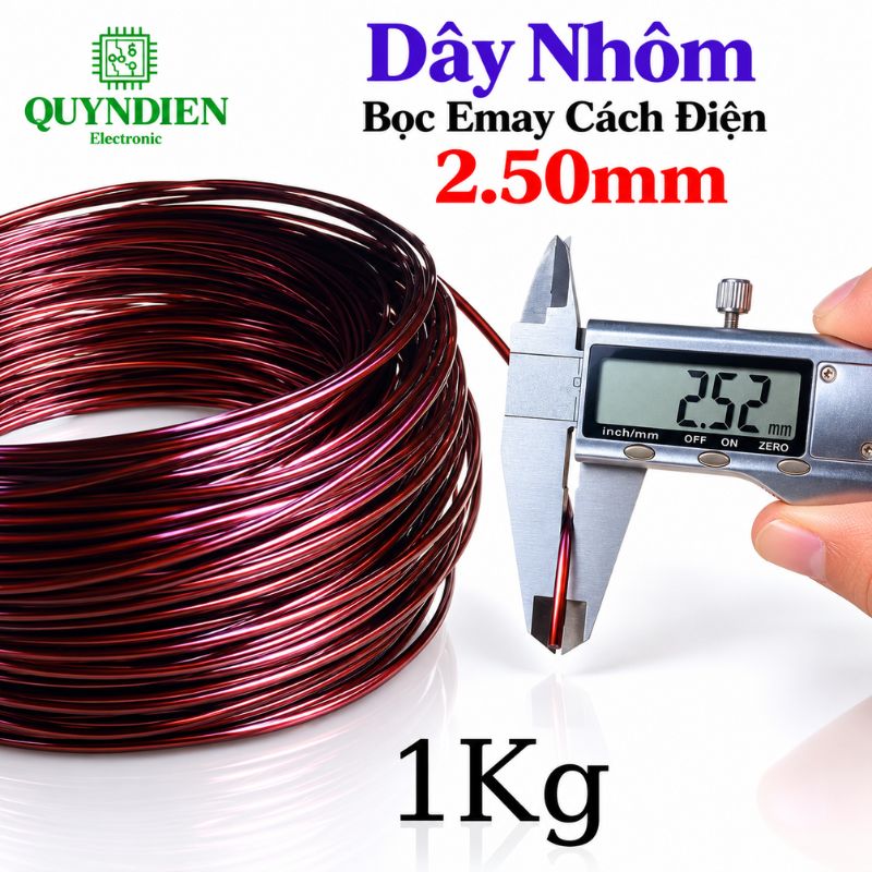 Dây Nhôm Bọc Emay Tiến Thịnh Size 2.50mm