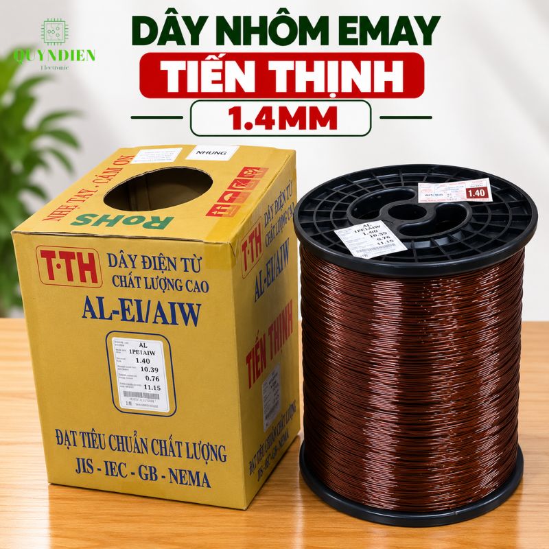Dây Nhôm Bọc Emay Tiến Thịnh Size 1.40mm