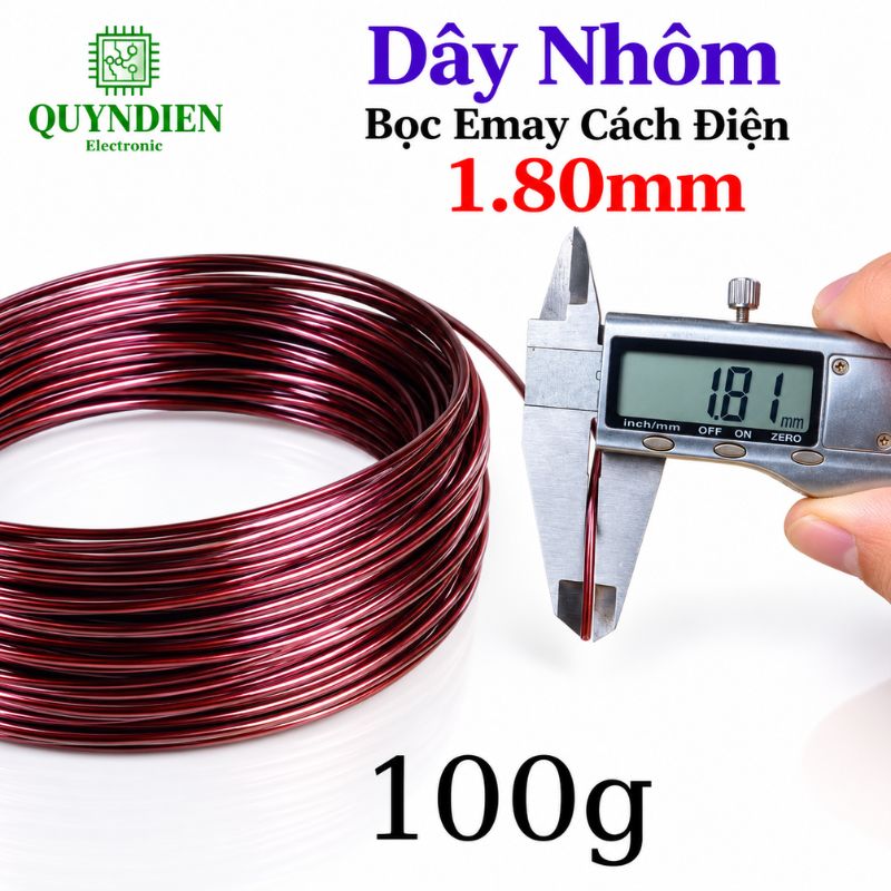 Dây Nhôm Bọc Emay Tiến Thịnh Size 1.80mm