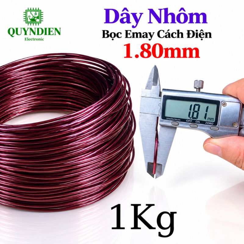 Dây Nhôm Bọc Emay Tiến Thịnh Size 1.80mm