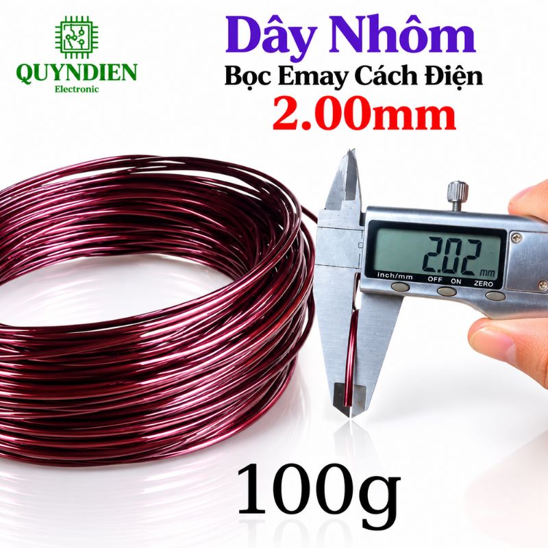 Dây Nhôm Bọc Emay Tiến Thịnh Size 2.00mm