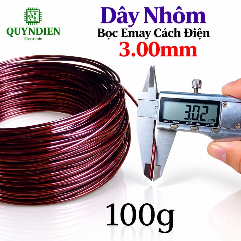 Dây Nhôm Bọc Emay Tiến Thịnh Size 3.00mm