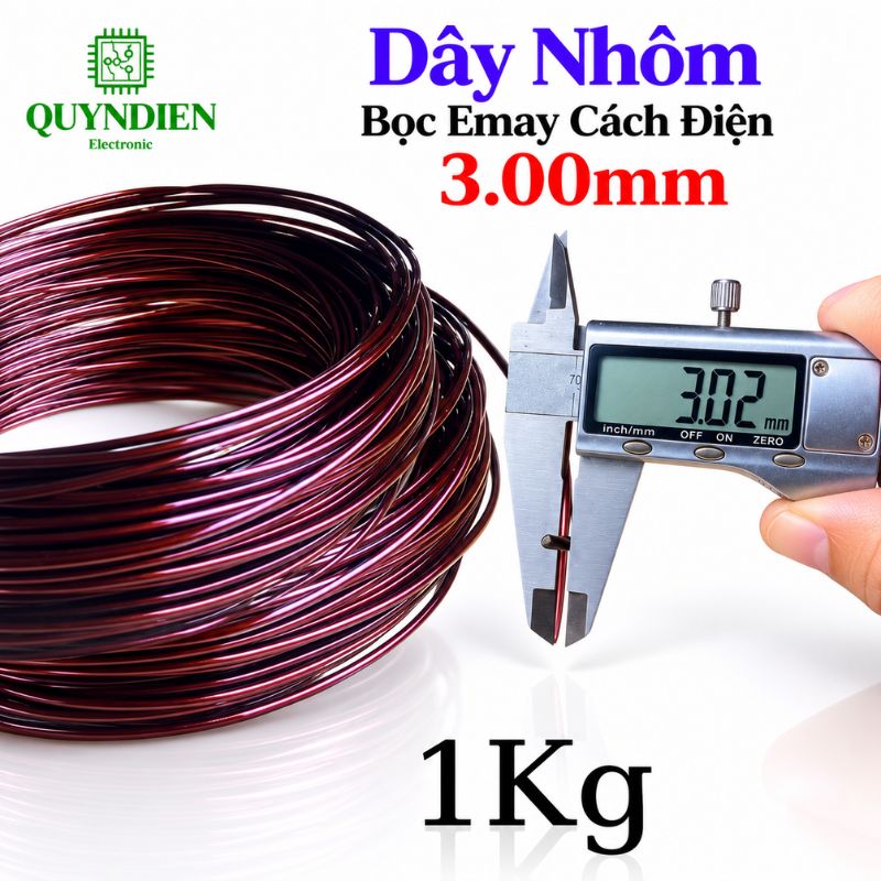 Dây Nhôm Bọc Emay Tiến Thịnh Size 3.00mm