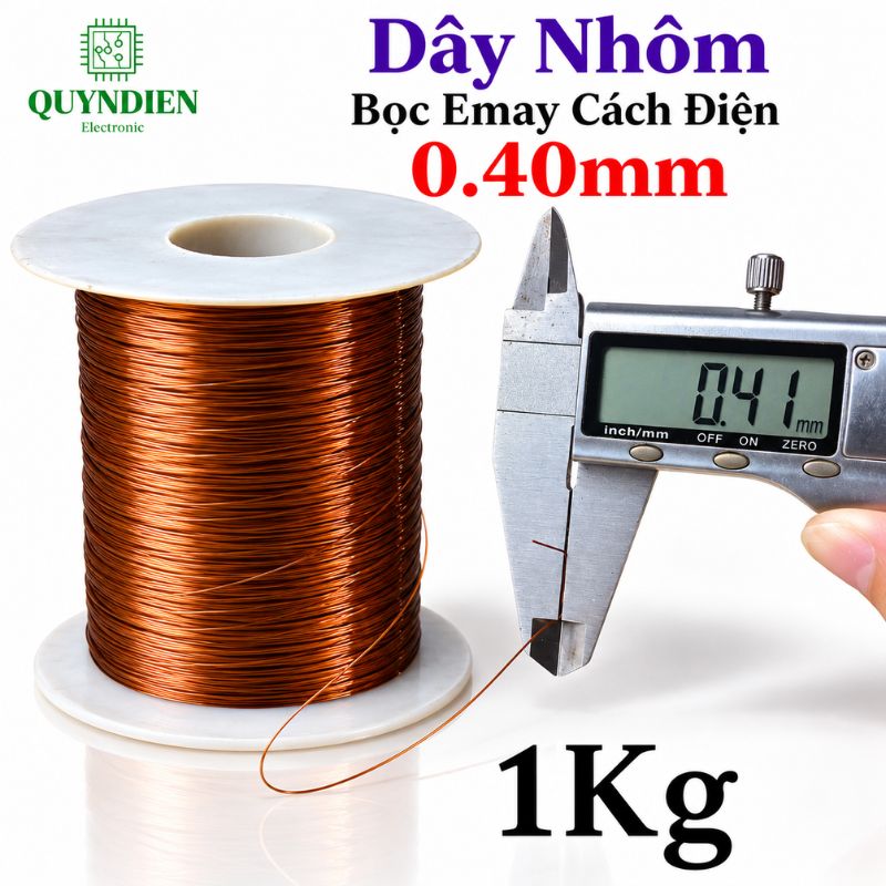 Dây Nhôm Bọc Emay Tiến Thịnh Size 0.40mm