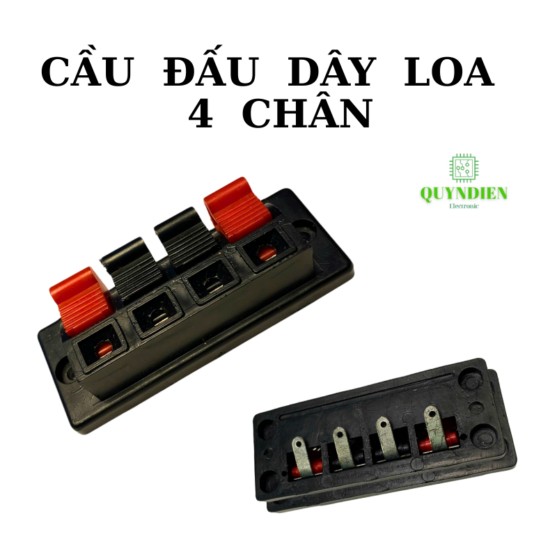Trạm loa cầu đấu dây loa 4 chân Jack Cắm Loa 4 Cổng