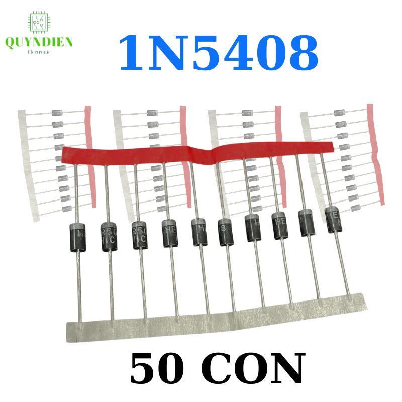 Diode 1N5408 Dây Diot chỉnh lưu 3Ampe - 1000v loại dây