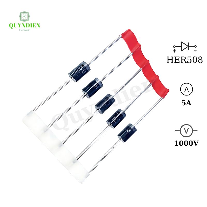Diode xung HER508 5A 1000V loại dây