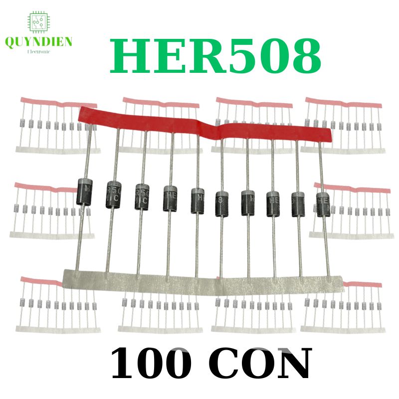 Diode xung HER508 5A 1000V loại dây