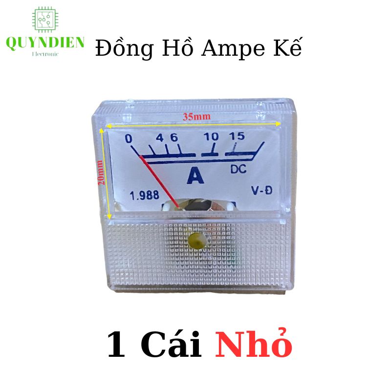 Đồng hồ Ampe kế đo dòng diện DC loại kim