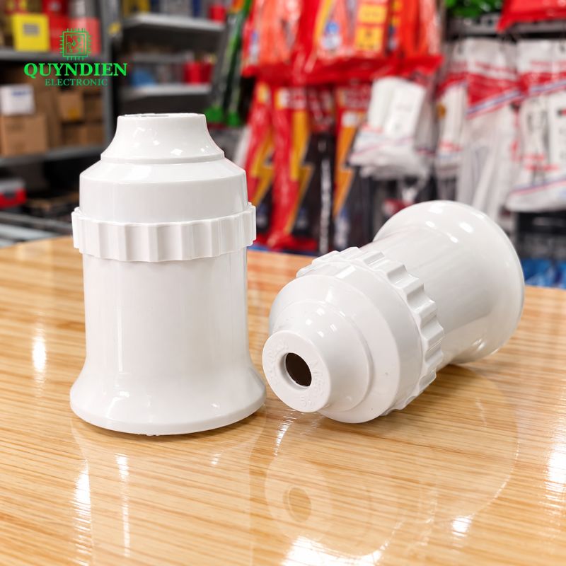 Đuôi bóng đèn ren vặn xoáy E27 loe trong nhà SOPOKA