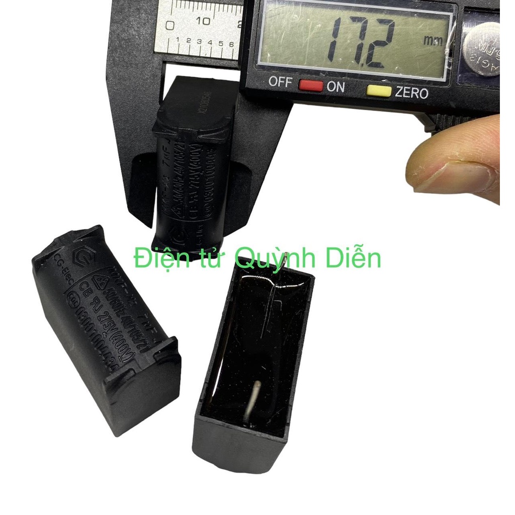 Tụ bếp từ 7uF 275VAC/400VDC đứng