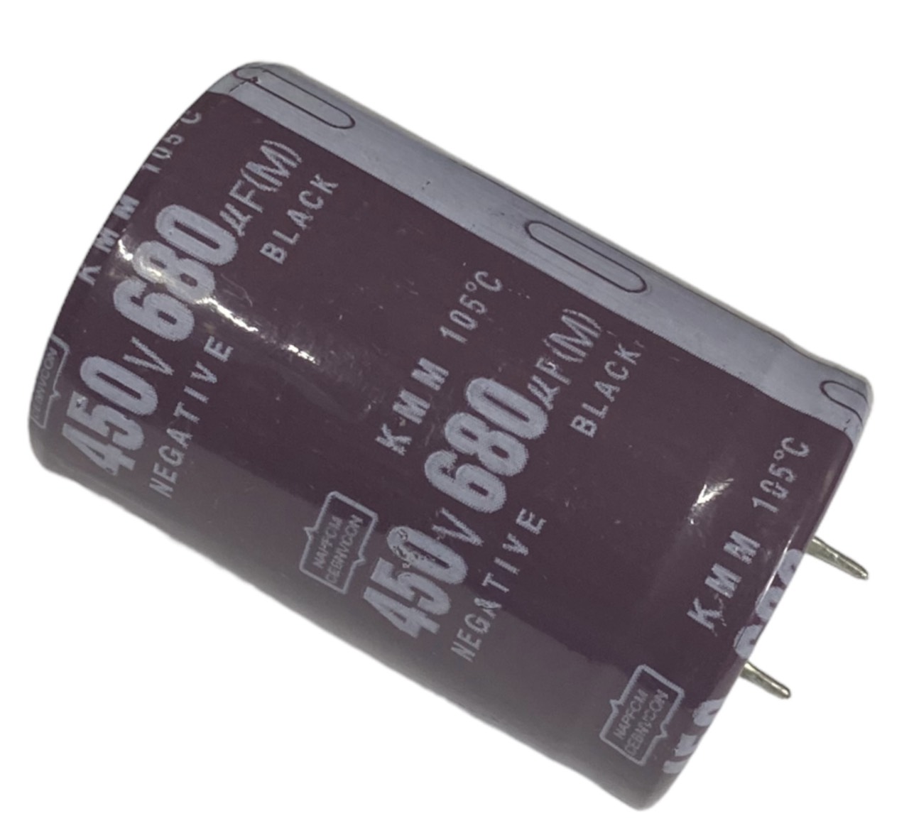 Tụ lộc nguồn 680uF 450V DC (35x50mm)-giao ngẫu nhiên màu Đen hoặc màu Nâu
