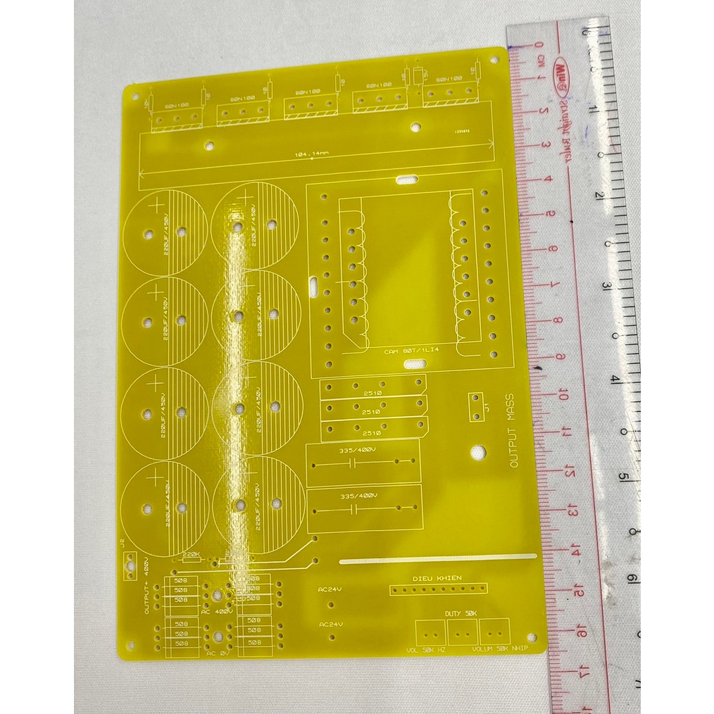 PCB Mạch Băm Rời Dùng 5 IGBT auto duty