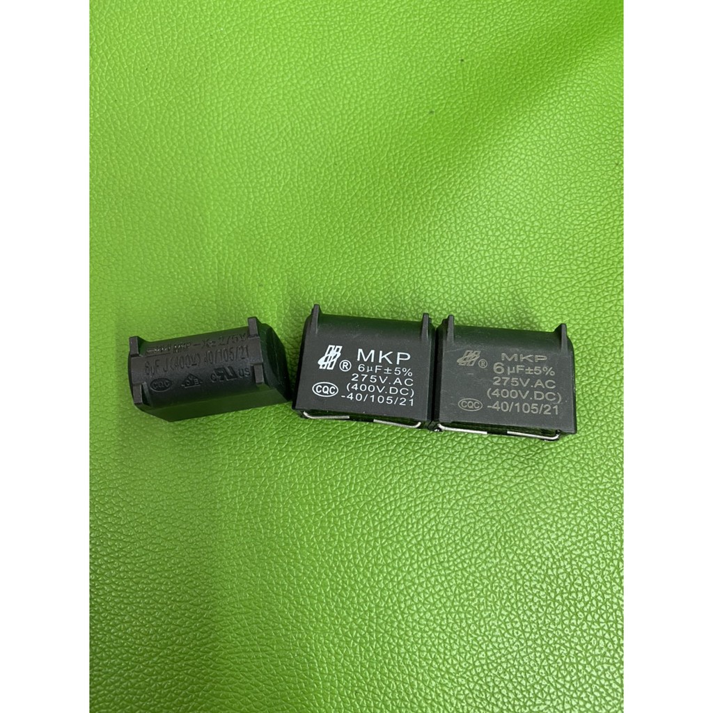 Tụ bếp từ 6uF 275VAC/400VDC đứng