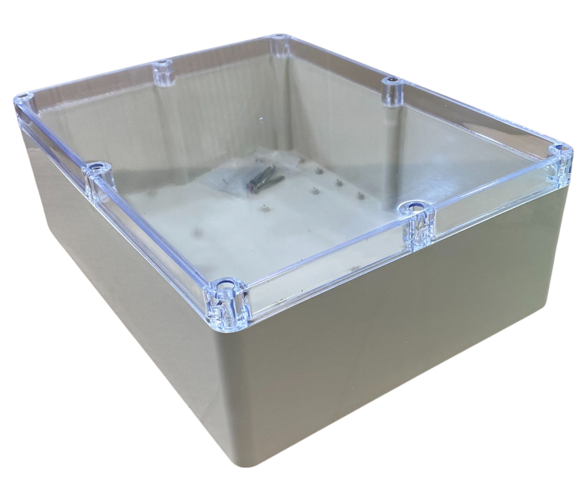 Hộp Nhựa Vy Anh 320x240x110mm Màu Trắng Nắp Trong