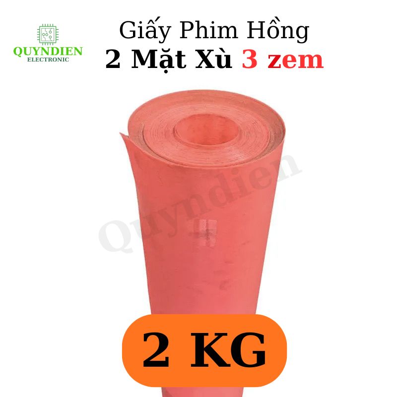 Giấy Cách Điện Hồng Khổ 1 Mét Dày 0.3mm