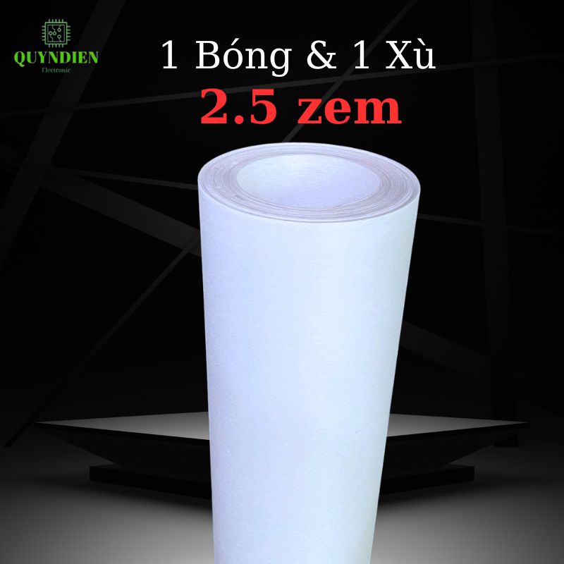 Giấy Cách Điện 1 Mặt Bóng 1 Mặt Xù Dày 0.25mm