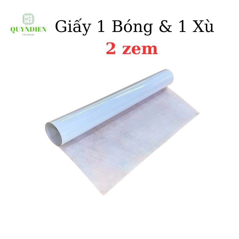 Giấy Cách Điện 1 Mặt Bóng 1 Mặt Xù Dày 0.2mm