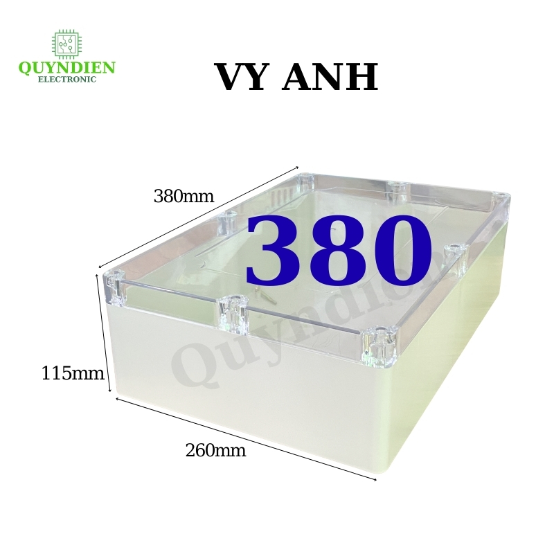 Hộp Nhựa ABS 380x260x115mm Vy Anh