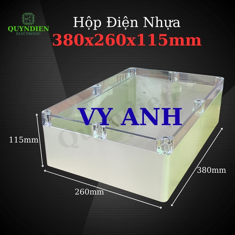 Hộp Nhựa ABS 380x260x115mm Vy Anh