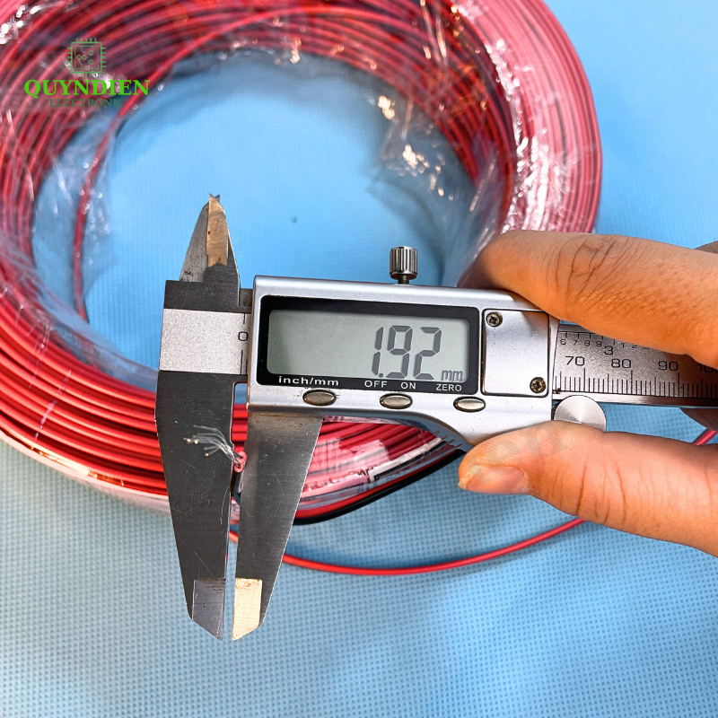 Dây Tín Hiệu Đôi AV 24AWG Đỏ Đen – Chống Nhiễu, Bền Bỉ, Chuẩn RoHS
