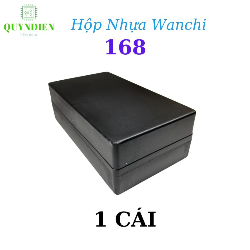 Hộp Nhựa ABS WANCHI 168x92x56mm Màu Đen