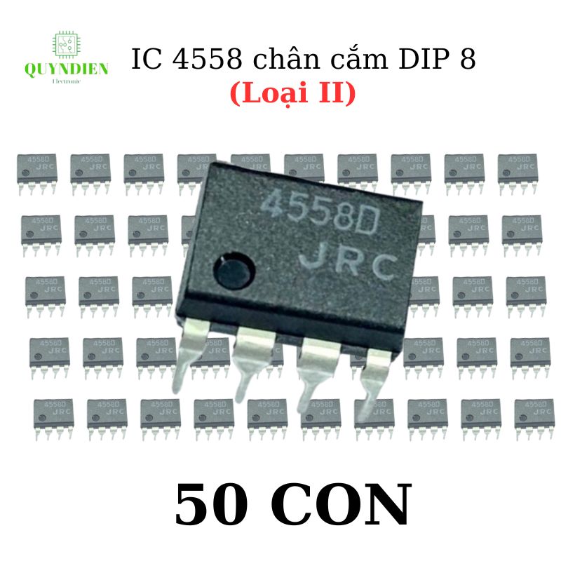 IC 4558 chân cắm DIP 8-Loại 2