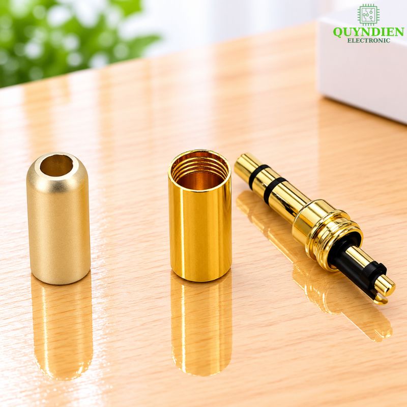 Jack 3.5mm Stereo 3 Chân P699, Đầu Jack AUX 3 Lõi