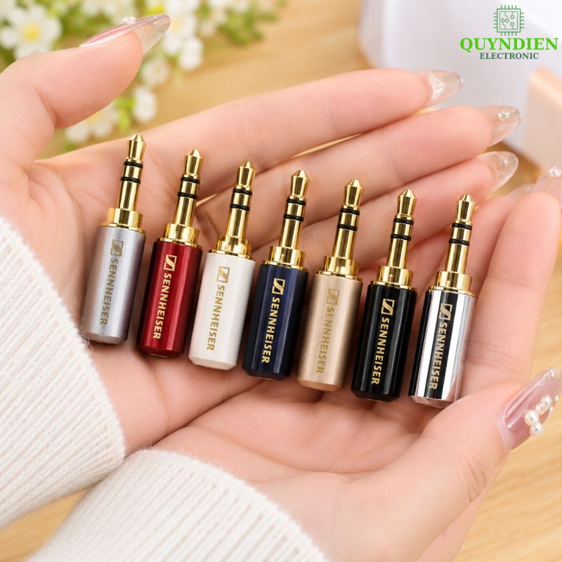 Jack 3.5mm Stereo 3 Chân P699, Đầu Jack AUX 3 Lõi