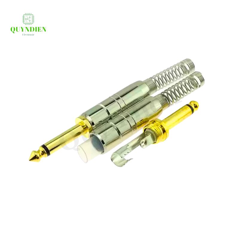 Rắc mic 6 li xi vàng  loại tốt mono Đuôi lò xo
