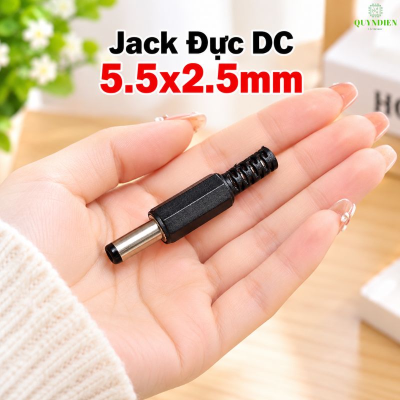Jack Sạc DC Chui Đực 5.5x2.5mm