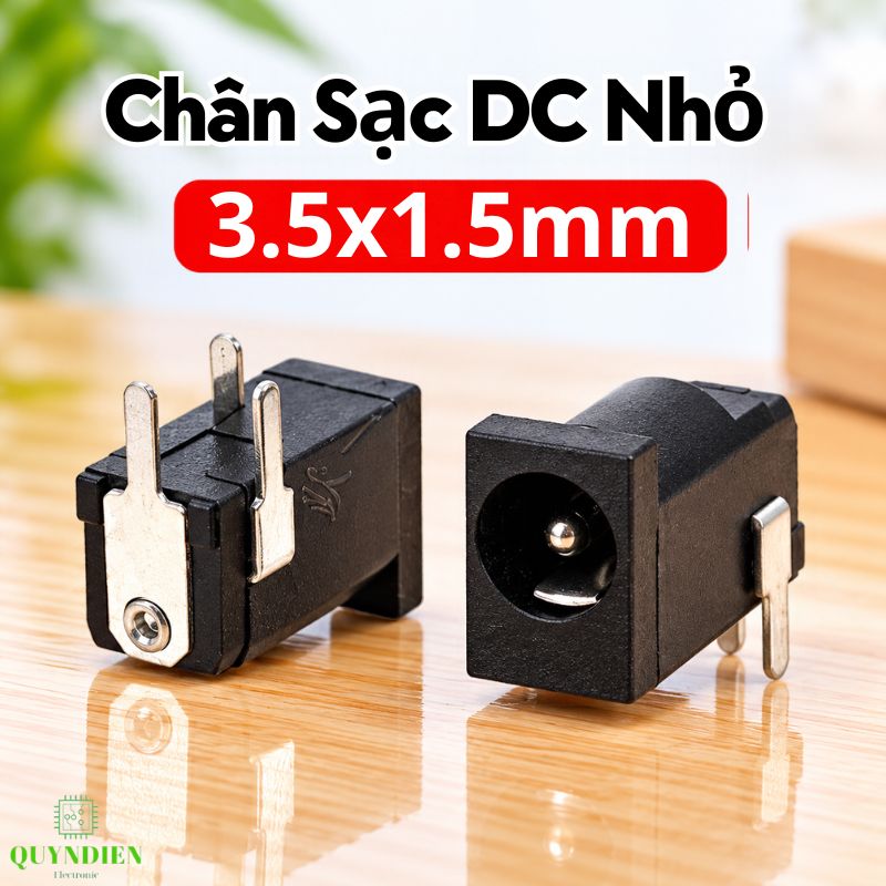 Jack DC 1.5mm Loại nhỏ Đực + Cái (10 Đôi)