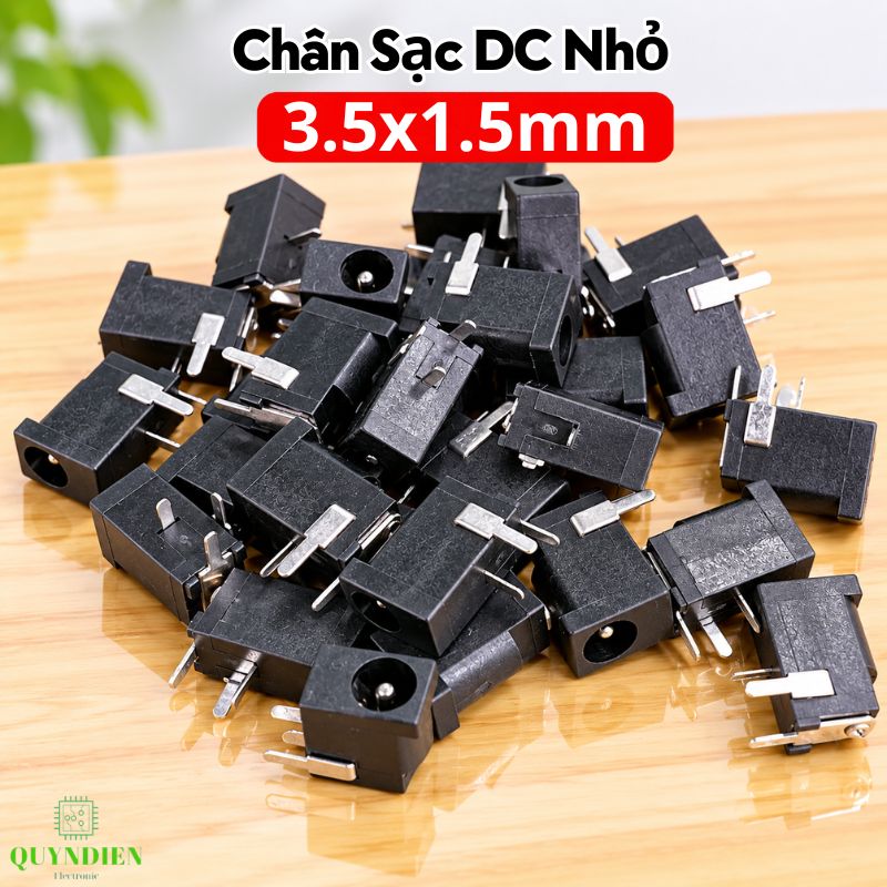 Jack Sạc DC 3.5/1.5mm Loại Nhỏ