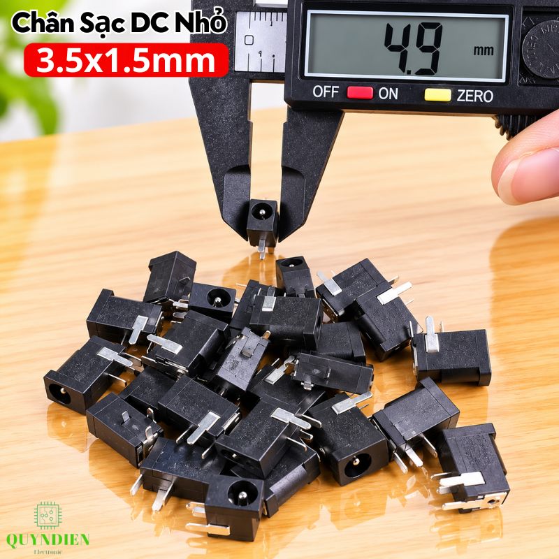Jack Sạc DC 3.5/1.5mm Loại Nhỏ