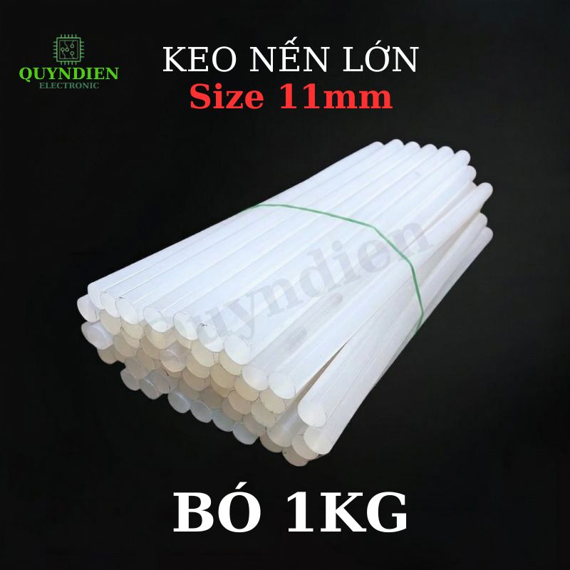 Keo Nến Lớn 11mm Màu Trắng