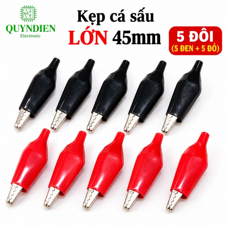 Kẹp cá sấu - Loại LỚN 45mm