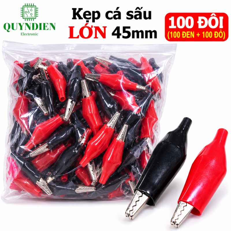Kẹp cá sấu - Loại LỚN 45mm