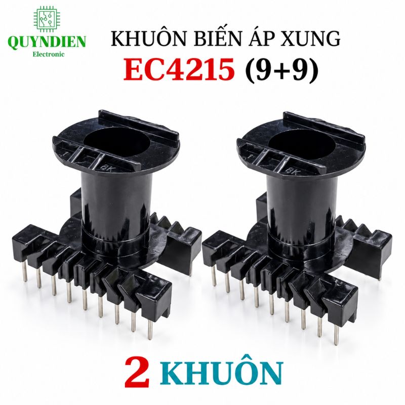 Khuôn Nhựa EC4215 (9+9 Chân) Tròn Đứng