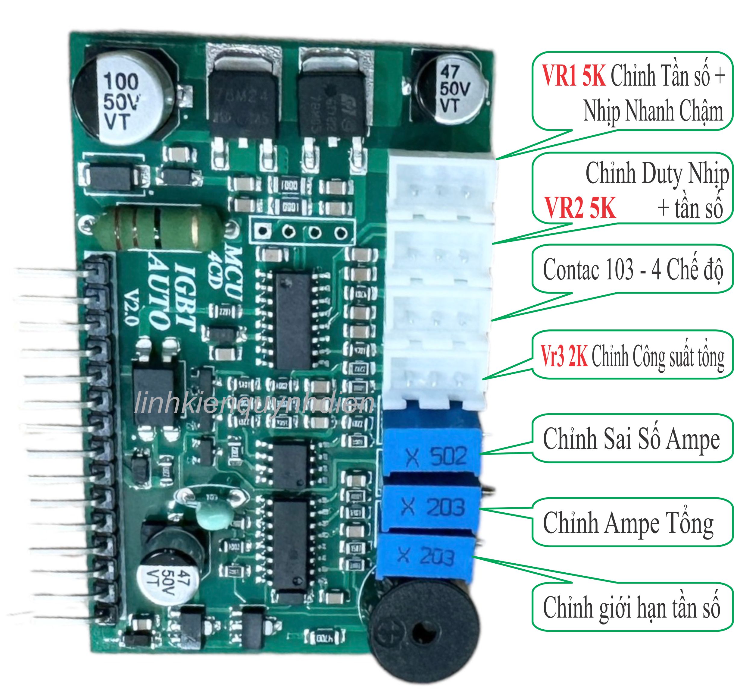 COMBO 2 PCB Nguồn INVERTER 16 FET LỚN + Mạch Băm 8 IGBT Auto Nguồn Nước + Bo Lái FET KA3525 + Bo Lái IGBT MCU 4 Chế Độ