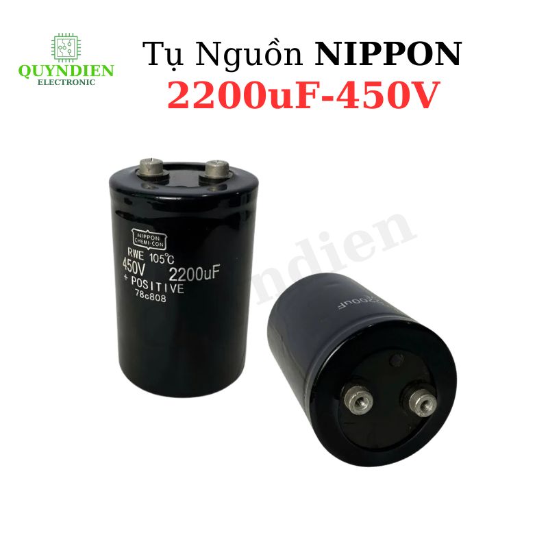 Tụ Lọc Nguồn Nippon Chemi-Con 2200uF 450V