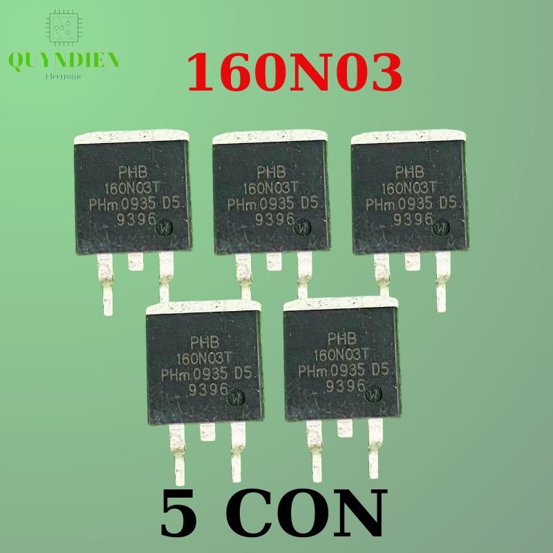 Mosfet chống ngược 160N03 Dán SMD Kênh N-CH 160A 30V TO-263